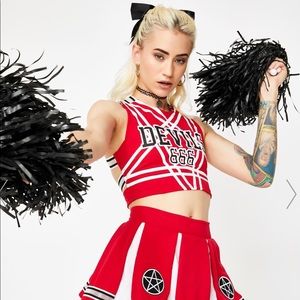 Dolls Kill Satan’s Cheerleader Costume